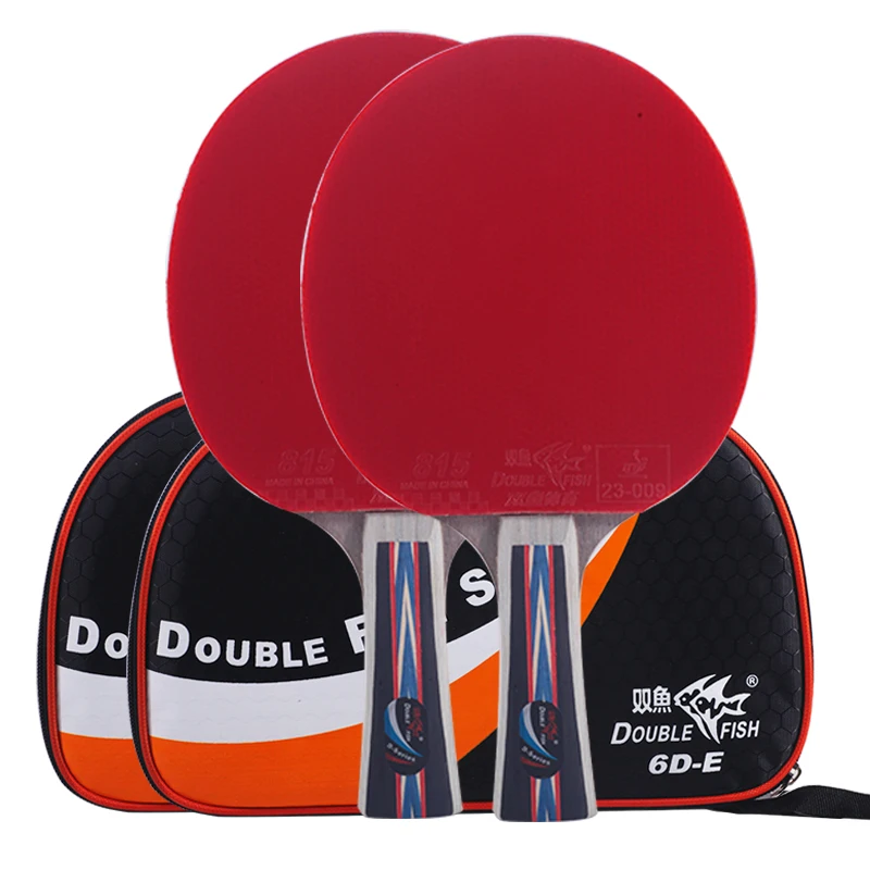 Good Quality Table Tennis Paddle Double Fish 6d Professional Table Tennis Racket For Advanced Training