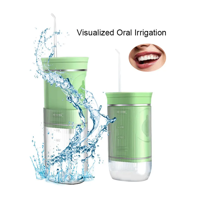 H2ofloss 2023 Best Selling Dental Floss Irrigator OEM/ODM Water Flosser Mini Waterflosser  For Teeth Braces Cordless Jet Pick