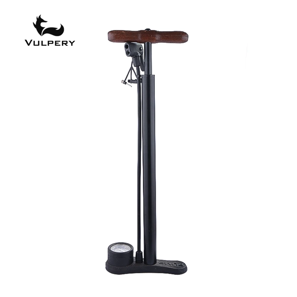 for bike Bicycle Air Tire Inflator With Barometer Floor Type Riding Bike High-pressure Pump Cycling Accessories