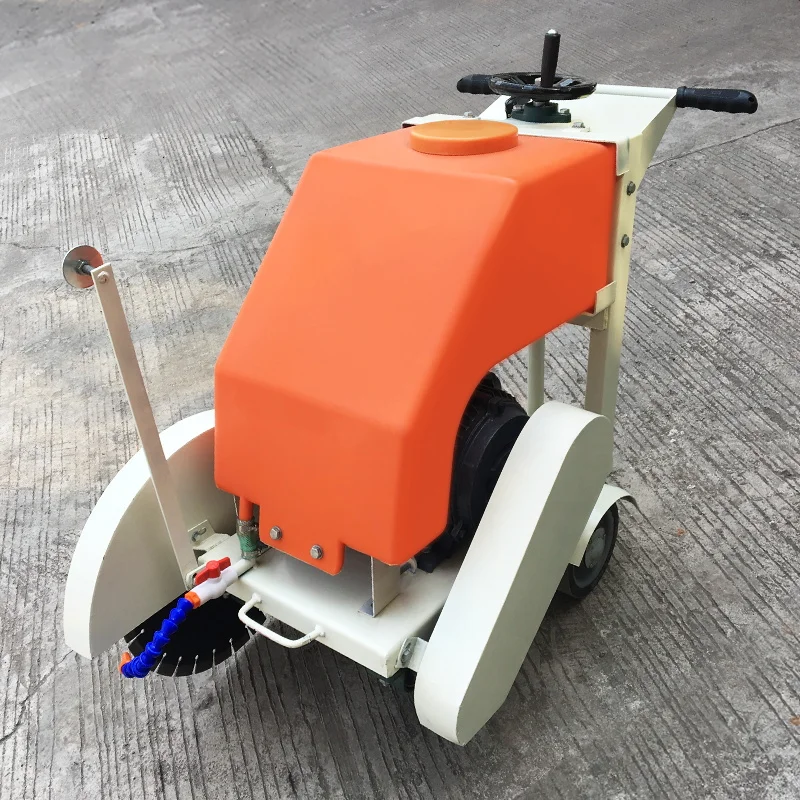 electric walk behind automatic road floor concrete asphalt road cutting cutter saw machine with remote control