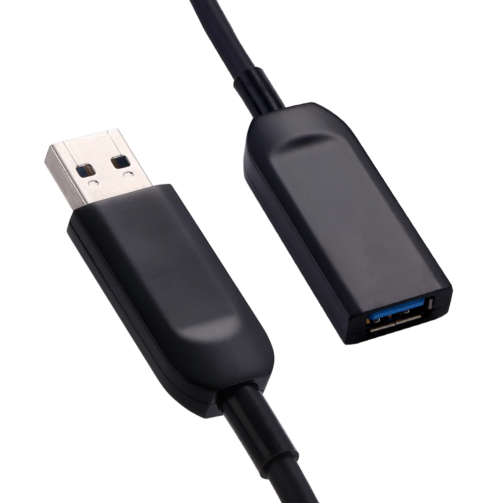 Factory price 30m 40m USB AM TO AF optical fiber cable for computer display