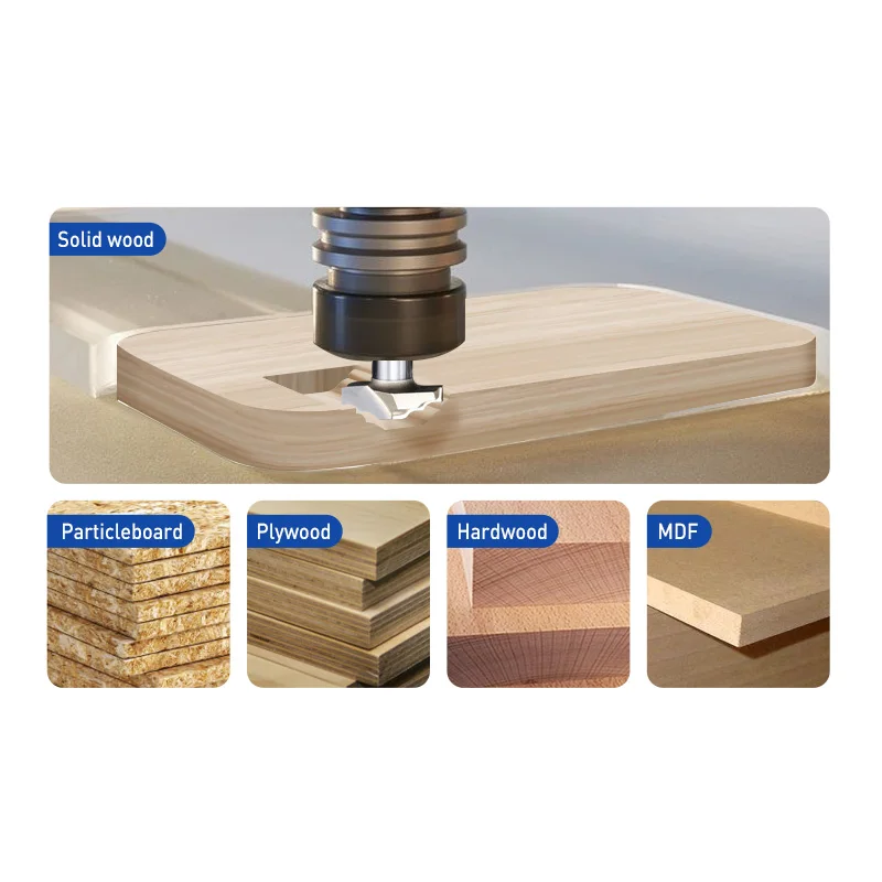 Arden Router Bits Woodworking  Cutter Wood Milling Cutter Raised Panel Classical Plunge Bit
