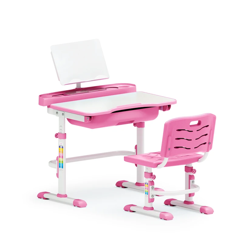 
 M7X height adjustable foldable plastic kids table chair sets  