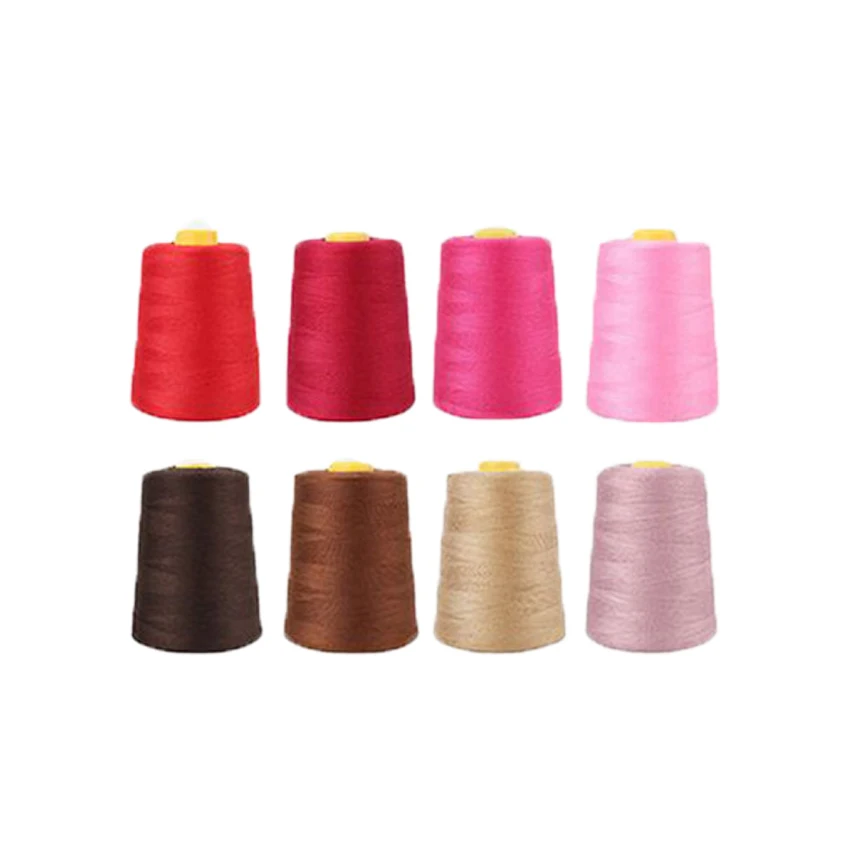 Hot Selling AA Grade Recycled 100% Polyester Yarn 21/1 Raw White Sewing Thread