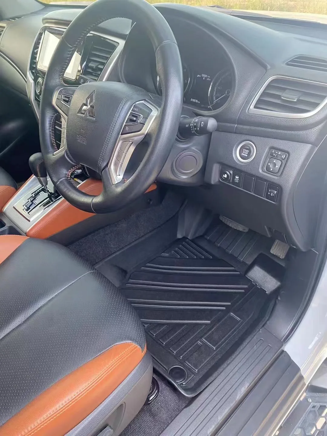 Antislip waterproof luxury TPE TPO 3d car floor mats Triton L200