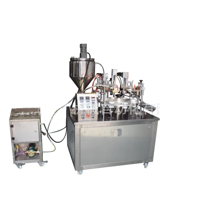 Hot sale semi automatic plastic tube filling and sealing machine for cosmetic cream, lotion toothpaste  CE certificate