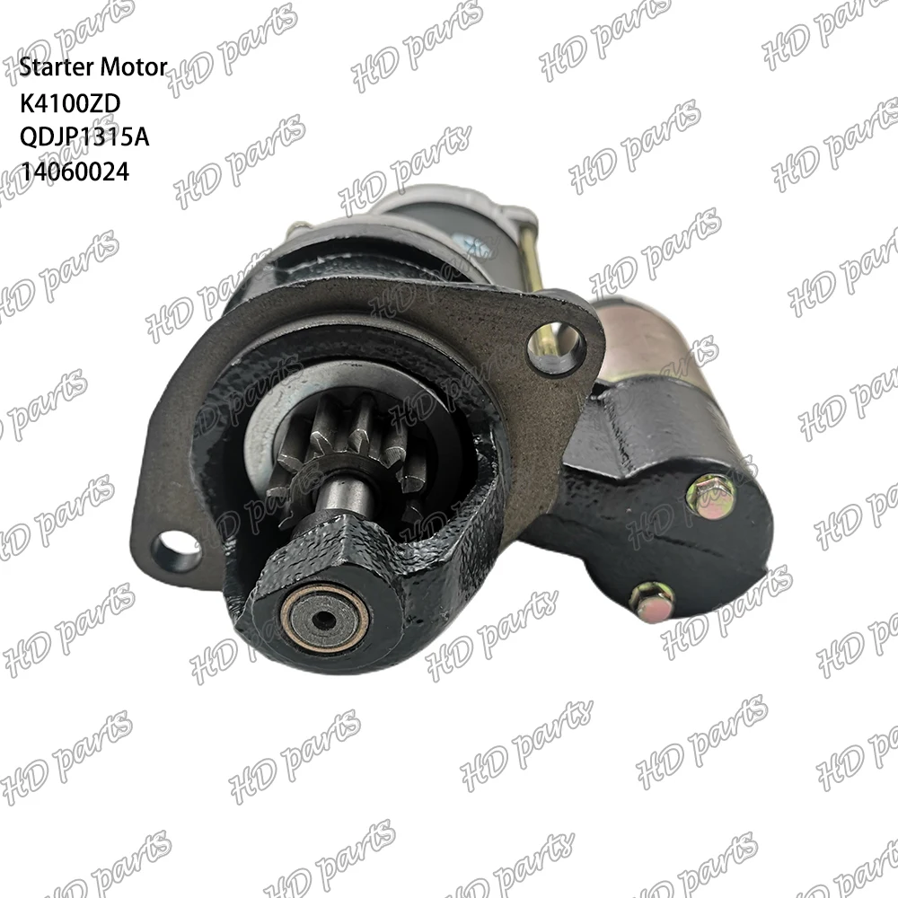 K4100ZD Starter Motor 11T 12V 3.7KW QDJP1315A 14060024 Suitable For Weichai Engine Parts