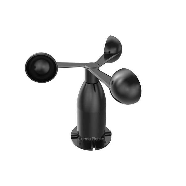 3 Cups Anemometer 4 20mA 0 10V RS485 Output Wind Measuring Wind Speed Sensor with Aluminum Alloy