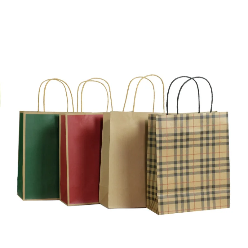 Оптовая продажа, коричневый пакет из крафт-бумаги, 100 шт., экологически чистый, принимаем Индивидуальные Упаковочные пакеты