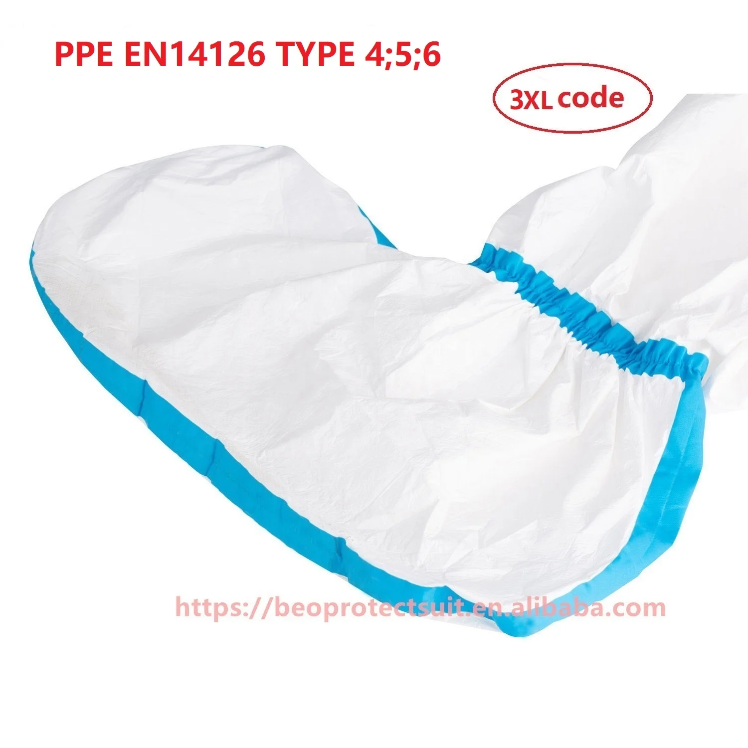 Advanced pollution gender-free long sleeve hospital protective suit medical disposable doctor isolation suit