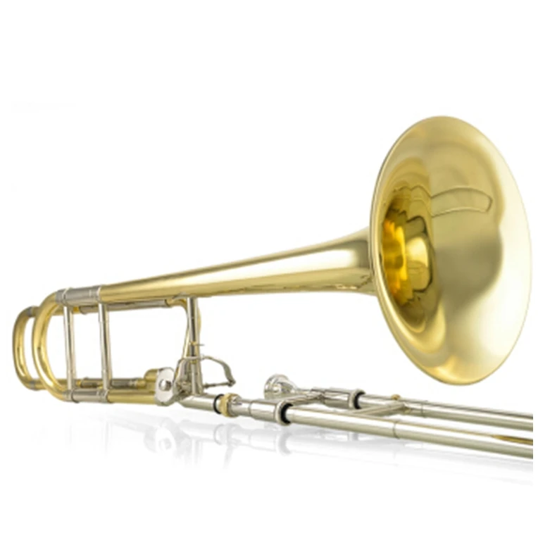 Top Sale Guaranteed Quality Musical Brass Wind Instrument Gold and silver Trombone