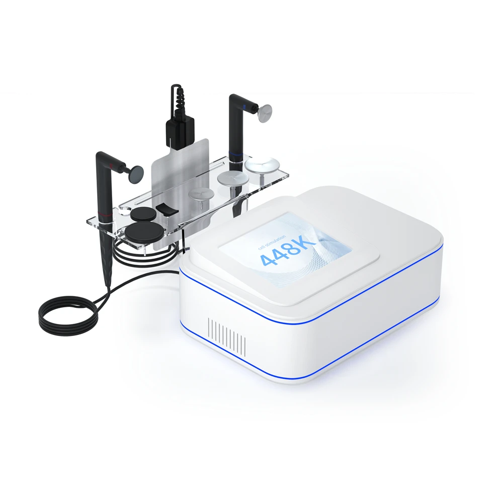 Portable 448 khz Tecar Therapy Physiotherapy Machine Cellulite Reduction Skin Tightening