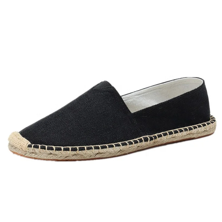 New Comfortable Mens Alpargata Espadrilles for Women Breathable Canvas Slip On Flats Shoes