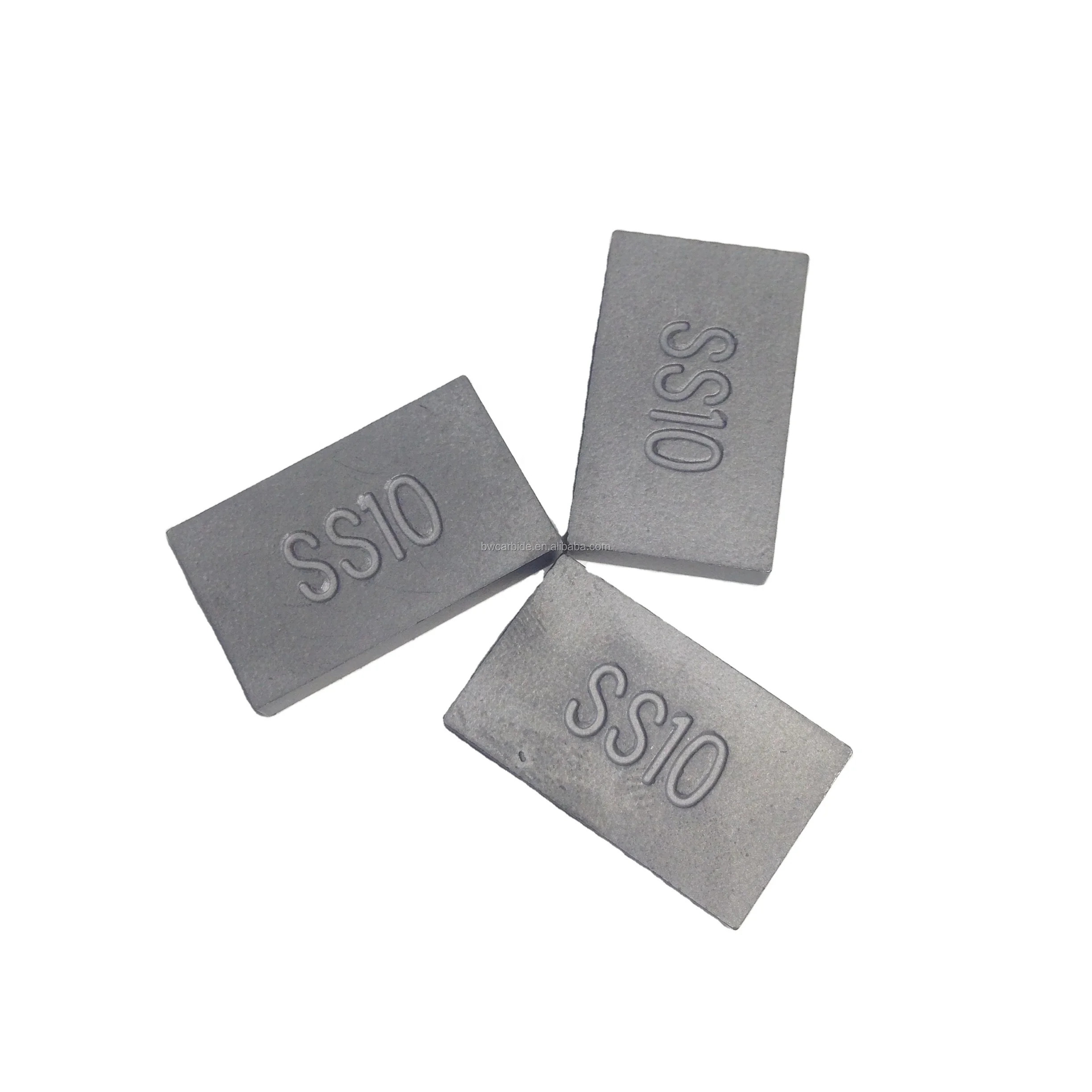 K10 SS10 Tungsten Carbide Saw Brazed Inserts Safety Carbide Cutting Tips for Quarry Stone  Cutting