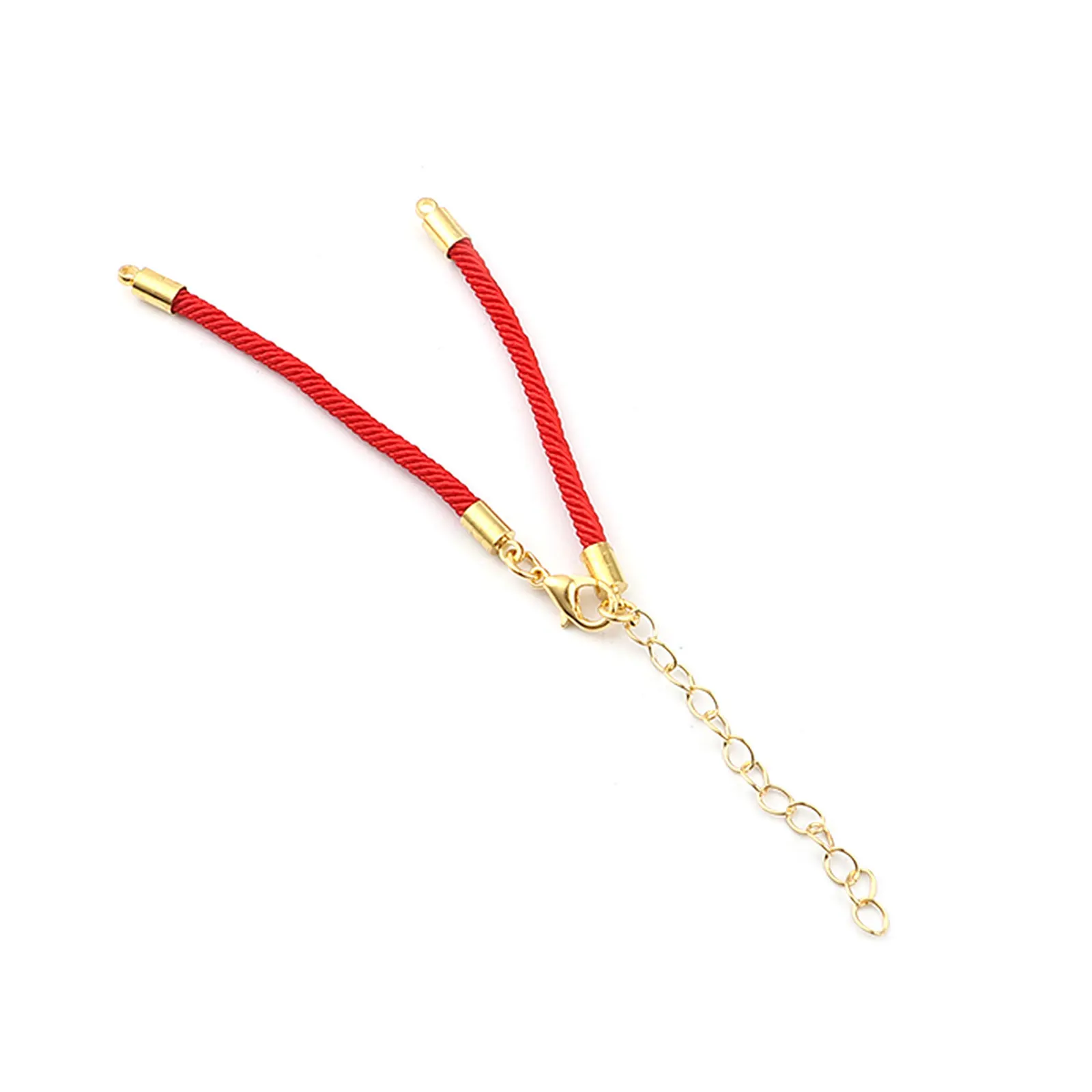 3/4MM Chain Bracelet Adjustable Polyamide Nylon Braiding Bracelets Connectors for Making DIY Charms Jewelry Wholesale