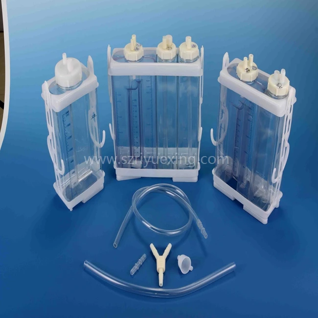 CE certified medical and surgical 2500ml chest drainage bottle