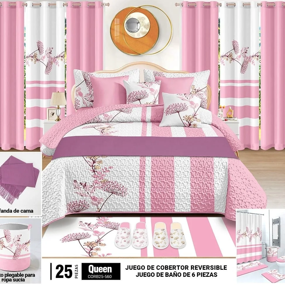 Luxury Customized Wholesale Sheet Set With Curtains 3d Printed Microfiber Cotton Bed Set Big Size