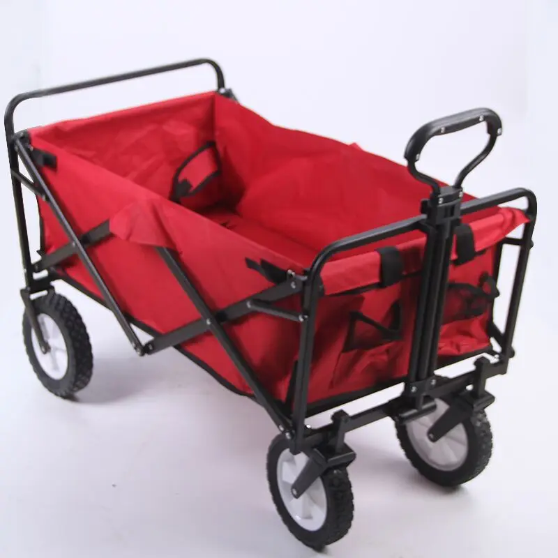 Открытый пляж Пикник Кемпинг Wagon кемпинг тележка сад Trail складной