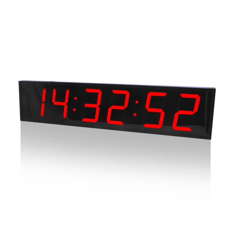 [Jinling Shiyin]4' 6 Digits Indoor Digital Led Clock Module Talking/Meeting/School Count Up/Countdown/Stopwatch Wall Clock