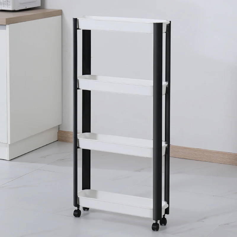 High quality hot selling plastic storage shelf for bathroom and kitchen storage rack