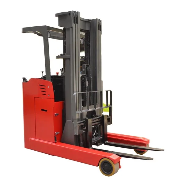 China factory stand up electric reach truck 1.5-2T  with EPS PU tire AC motor wireless camera