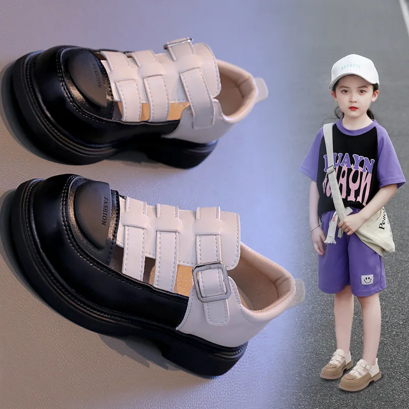 New Wholesale Fashion Summer Baby Children Shoes Sweet Casual Teenagers Kids Girls Sandals
