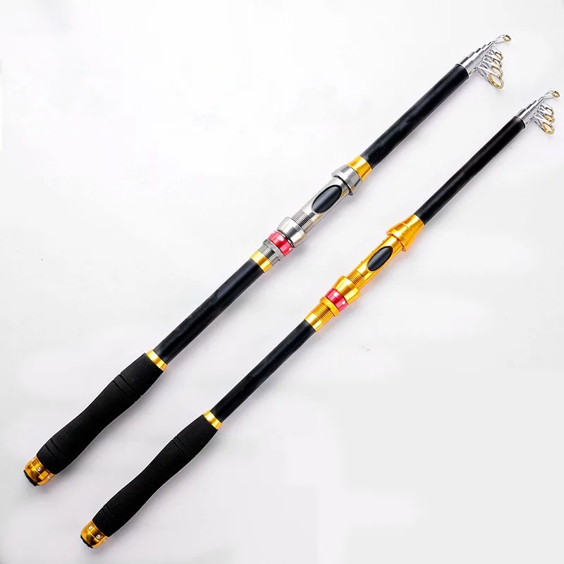Adjustment carbon rod  remote  fishing rod 2.1 meters reel