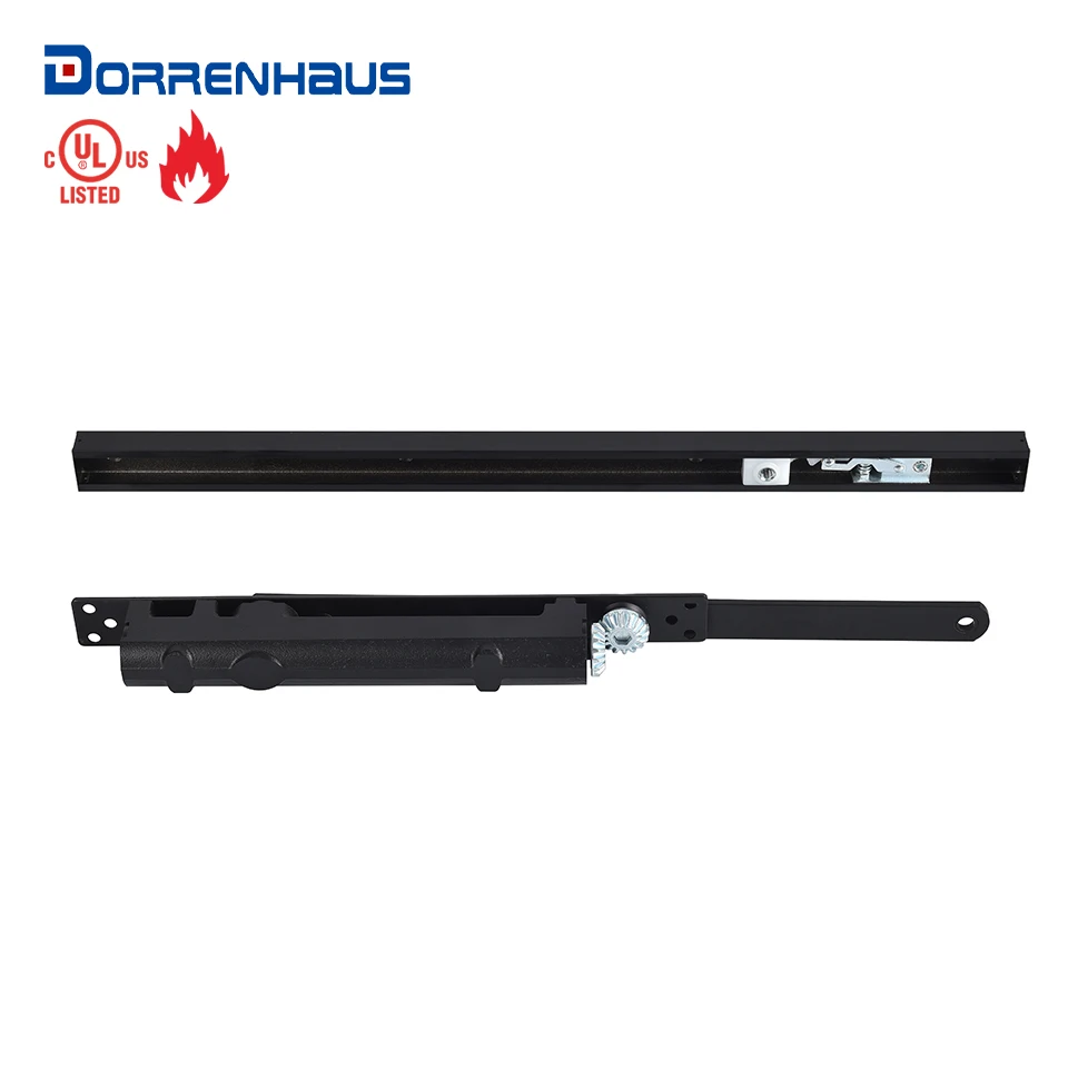 DORRENHAUS D70 UL Listed Two Way Door Closer Concealed Hold-Open Hidden Automatic Hydraulic Door Closer