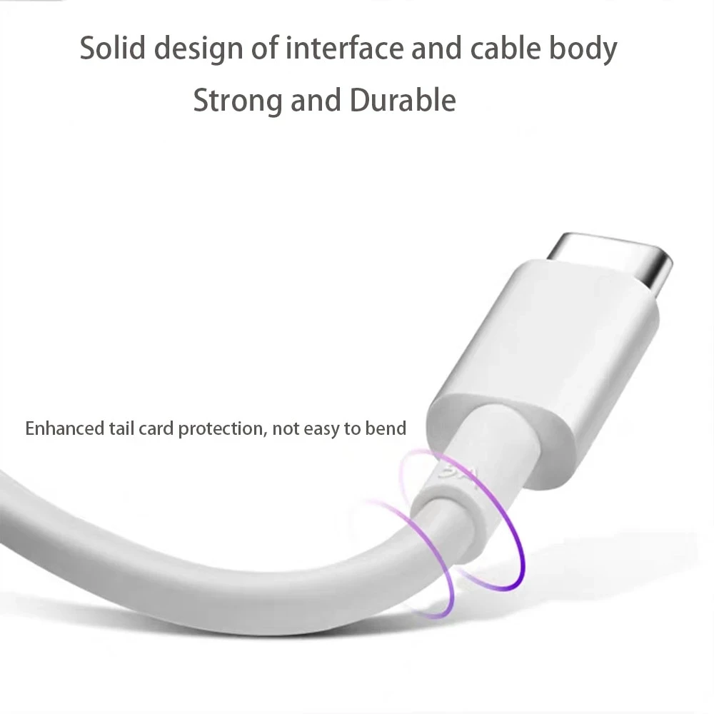 Кабель с разъемом USB Type-C для быстрой зарядки USB-C ВЫСОКАЯ ЧЁТКОСТЬ быстро заряжающийся мобильный телефон кабель передачи
