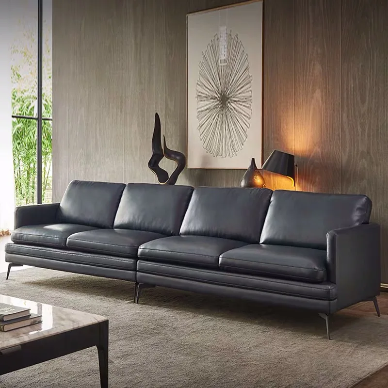 1+2+3 Sofa Set for Living Room Italian Leather Home Furniture Dubai Sofa Furniture