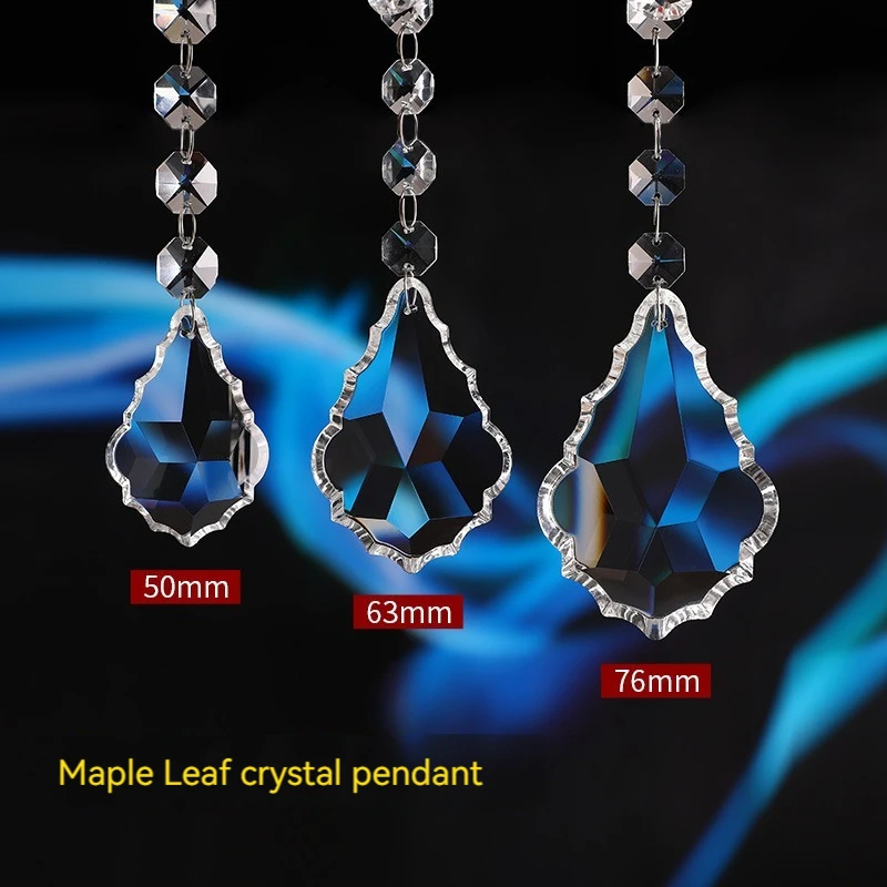 Home lighting hanging accessories Crystal bead curtain pendant European chandelier crystal pendant