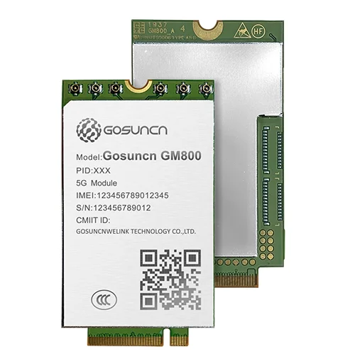 Gosuncn GM800 5G Module Sub-6Ghz PCIE Qualcomm SDX55 Chip 5G Modem for eMBB IOT Application