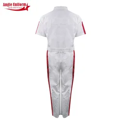 Wholesale Custom Polyester Cotton white Multi Pockets Man Work Uniform Overall Suit Set Construction Worker Uniforms