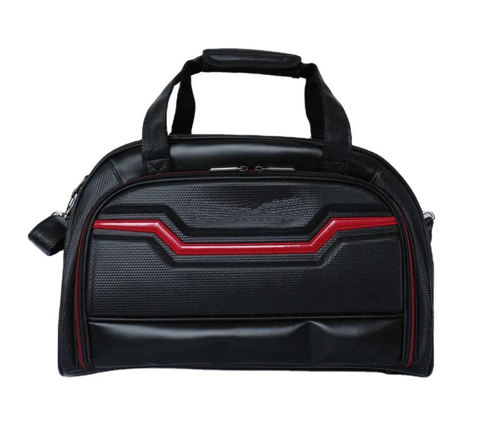 PU leather Golf Duffle Boston Bag