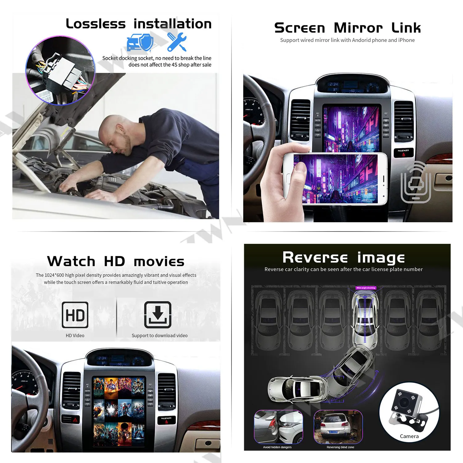 ZWNAV Android 9.0 Car Multimedia DVD Player For Toyota Land Cruiser Prado 120 2002-2009 car GPS Audio Radio stereo head unit