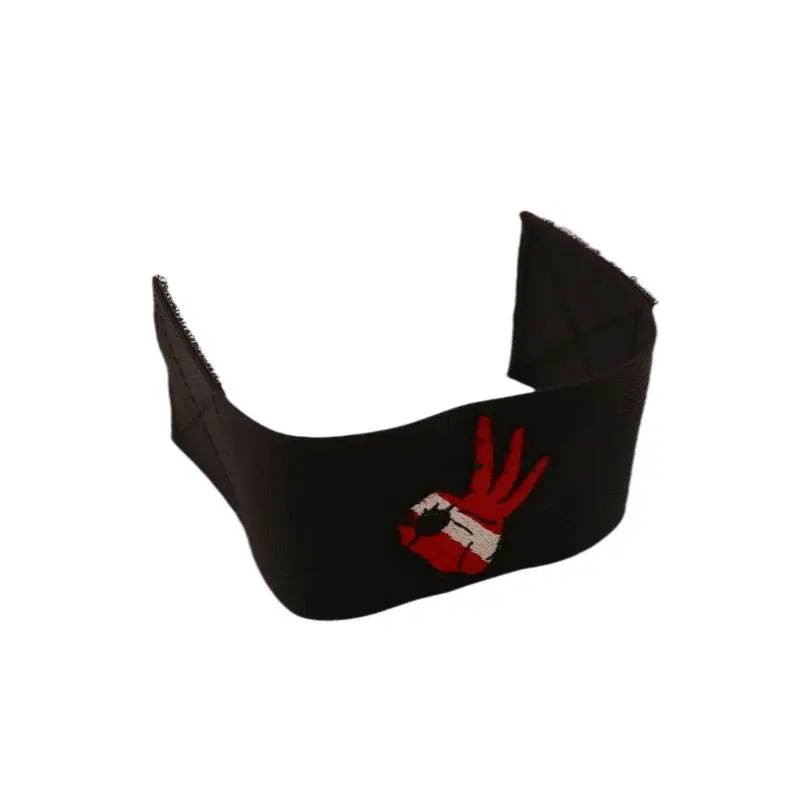 Embroidered Fabric Velcroes Custom Sports Armband Wrist Ankle Leg Embroidered Armband Straps Straps Wrist Straps