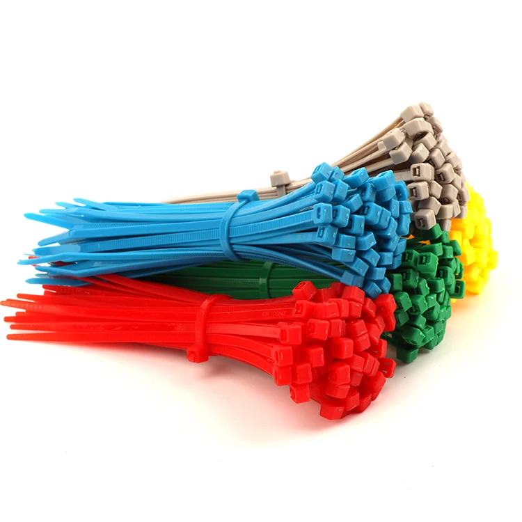 4.8x200mm China factory wholesale custom production of various high quality nylon cable ties