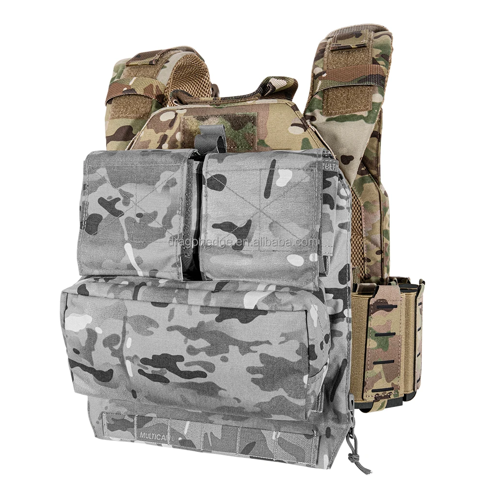 SPARK TAC 500D Nylon Tactical Plate Carrier Quick Release Molle Camouflage Vest  tactical buckle Up Assault Plate
