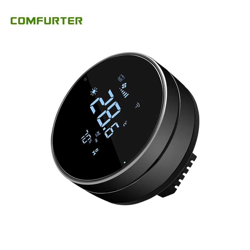 Comfurter Modbus двухтрубный вентилятор нагревательный охлаждающий умный Wi-Fi термостат Tuya