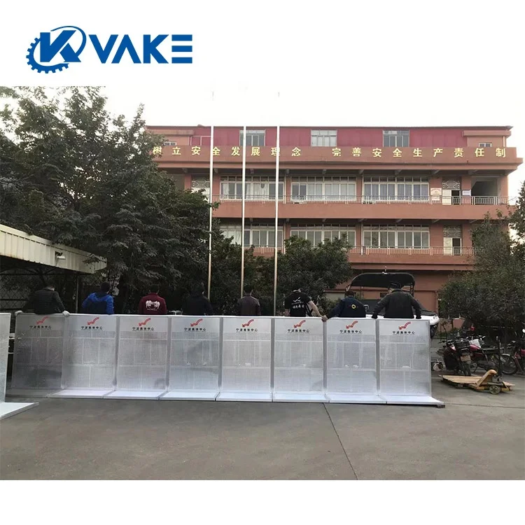 Large Concert Used Aluminium Crowd Barrier Rust-Proof Event Barrier Screw Control Barrier