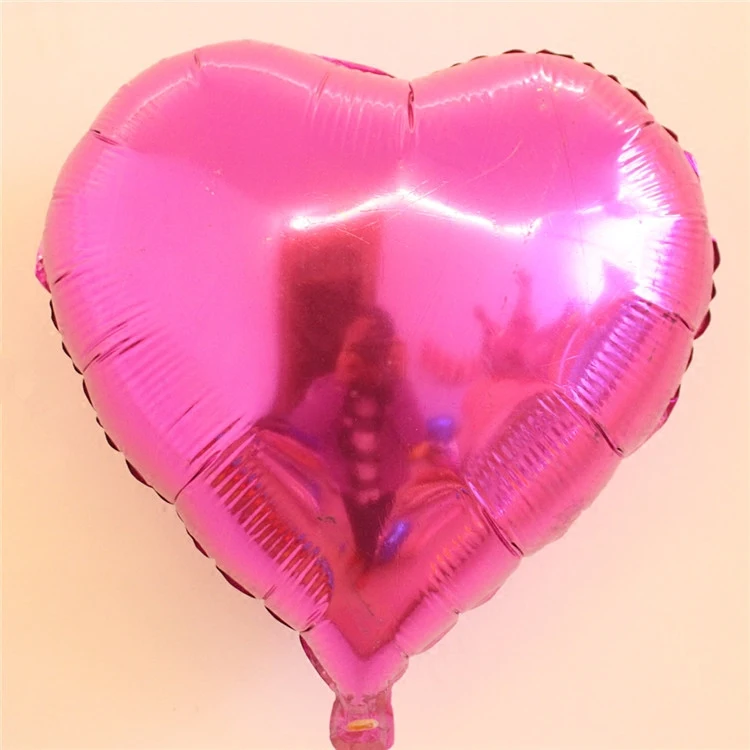 Wholesale 18 Inch Heart Shaped Gradient Metallic Foil Balloon Heart for Party Decorations Balloons