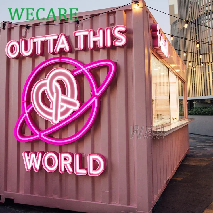 WECARE Outdoor Mobile Container House Portable Prefab Bakery Coffee Shop Kiosk Designs