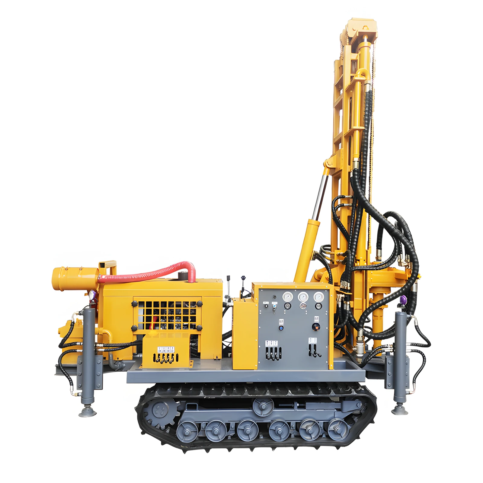 Hot sales deep rock drilling rigs Air borehole water well drilling rig machine DTH driller price