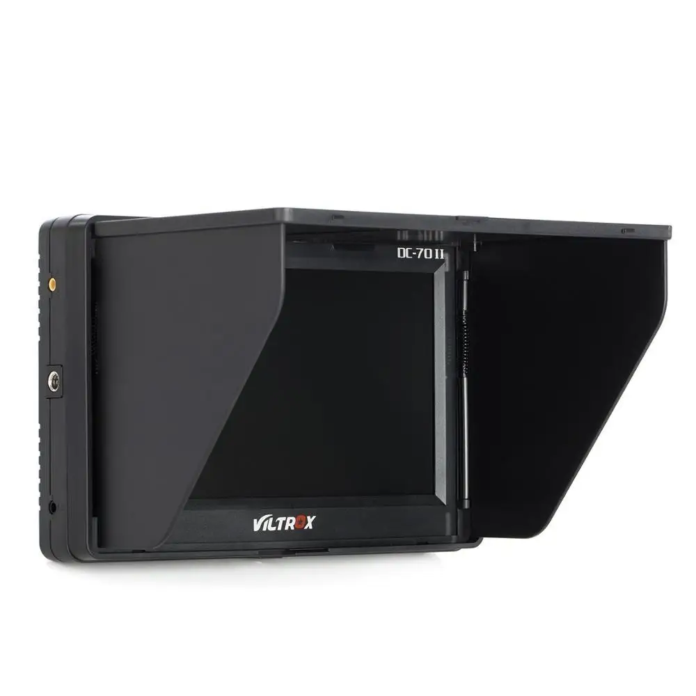  Viltrox DC-70II 7 дюймов 1280x800 клип-на цветной TFT LCD HD монитор AV солнцезащитный козырек для Canon Sony Nikon цифровая однообъективная зеркальная видеокамера с функцией