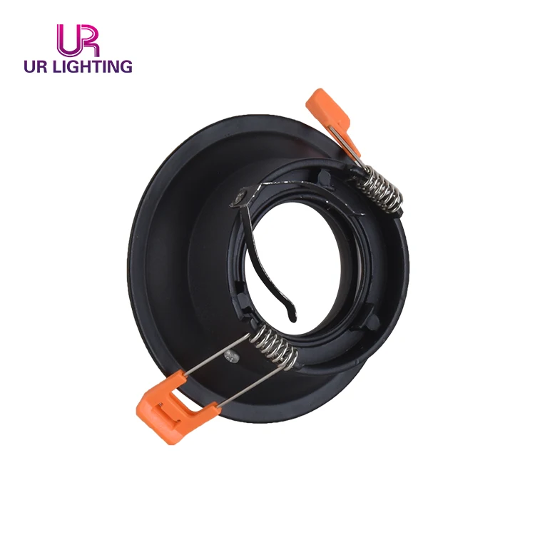 
Guangdong white black round home office GU10 fixture led spotlight housing 