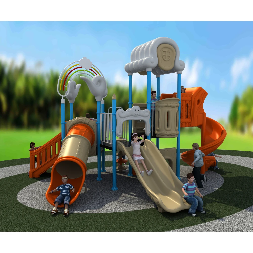 Детская забавная пластиковая игровая площадка высокого качества для детского сада