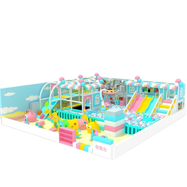 Commercial children theme park  soft play indoor playground equipment large capacity indoor playground