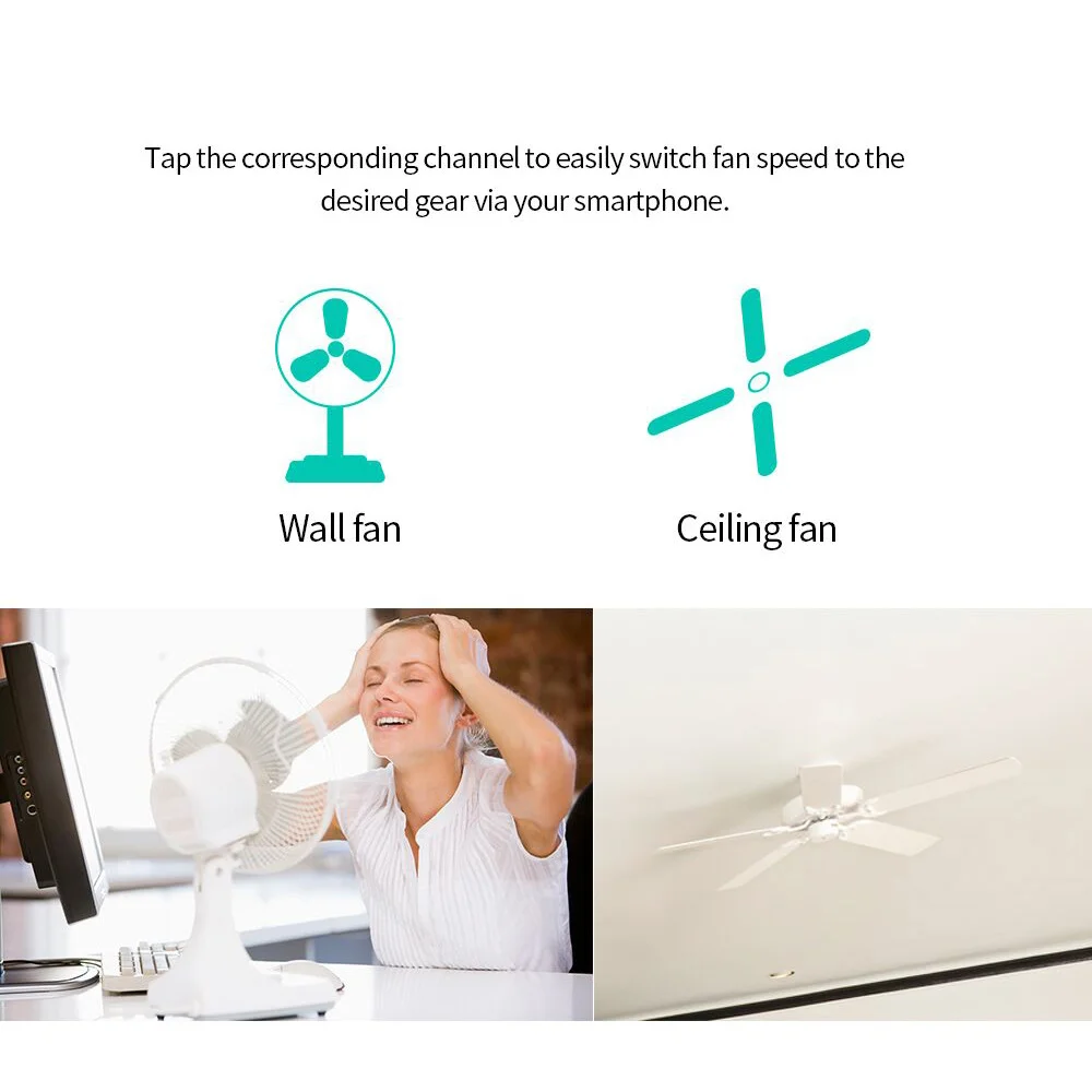 Sonoff 4CH Pro R3 Advanced Smart Switch 4 Channels 433MHz 2.4G Wifi Remote Control Smart automation modules for Home Appliances