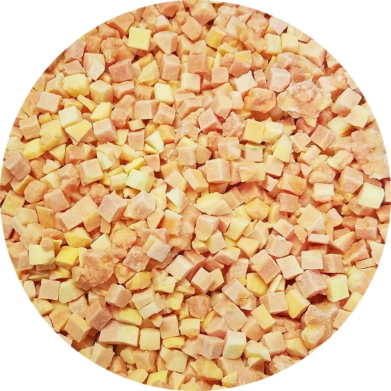 BRC Approved Fresh IQF Papaya Dices Frozen Diced Papaya for Supermarkets