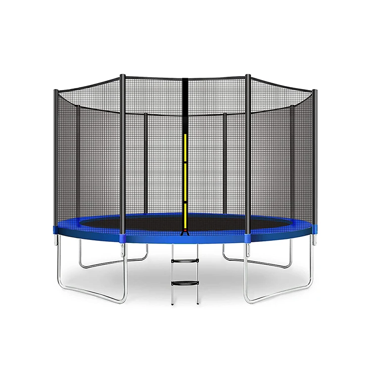 Stainless Steel Big Round Popular Indoor Outdoor Trampolines Park, 10Ft 12Ft 14Ft Large Trampoline Sales With Safety Net